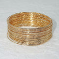 Gold thin bangels
