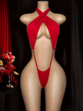 Red Hot Wrap Bodysuit