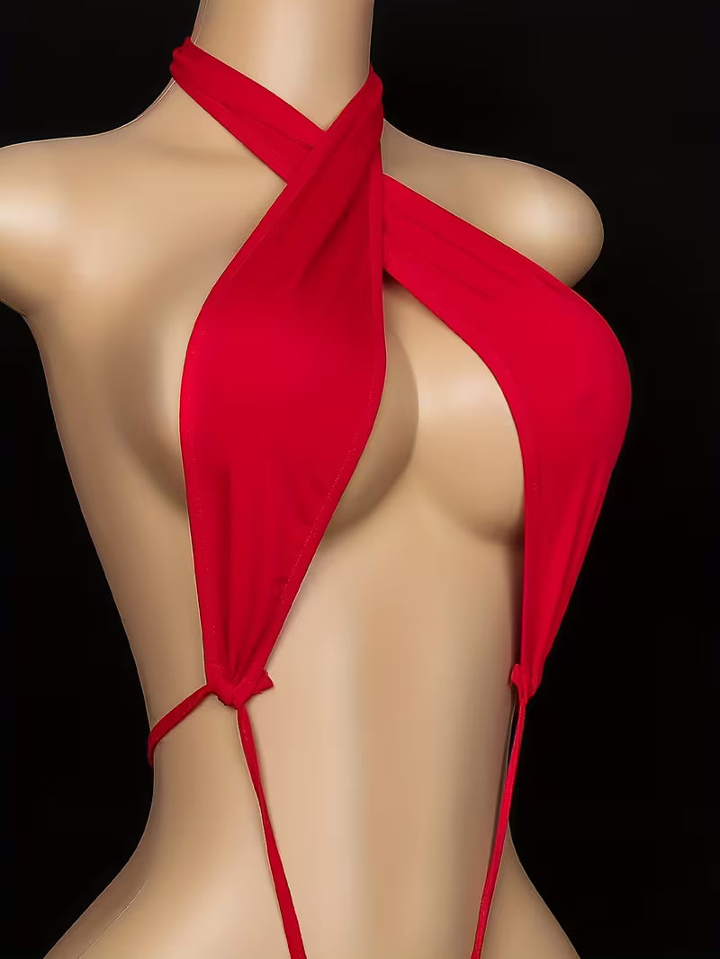Red Hot Wrap Bodysuit