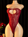 Ruby Lace Cutout Bodysuit